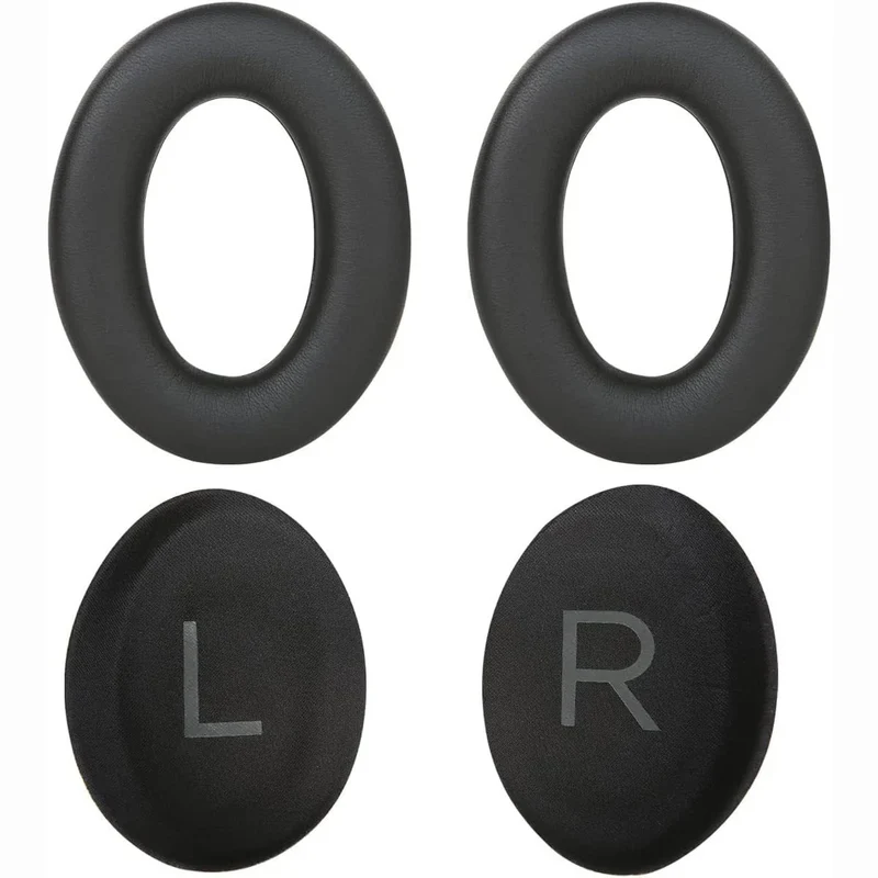 Replacement Ear Pads Cushions for Bose QC45 QuietComfort QC 45 Headphone Softer Protein Leather Earpads