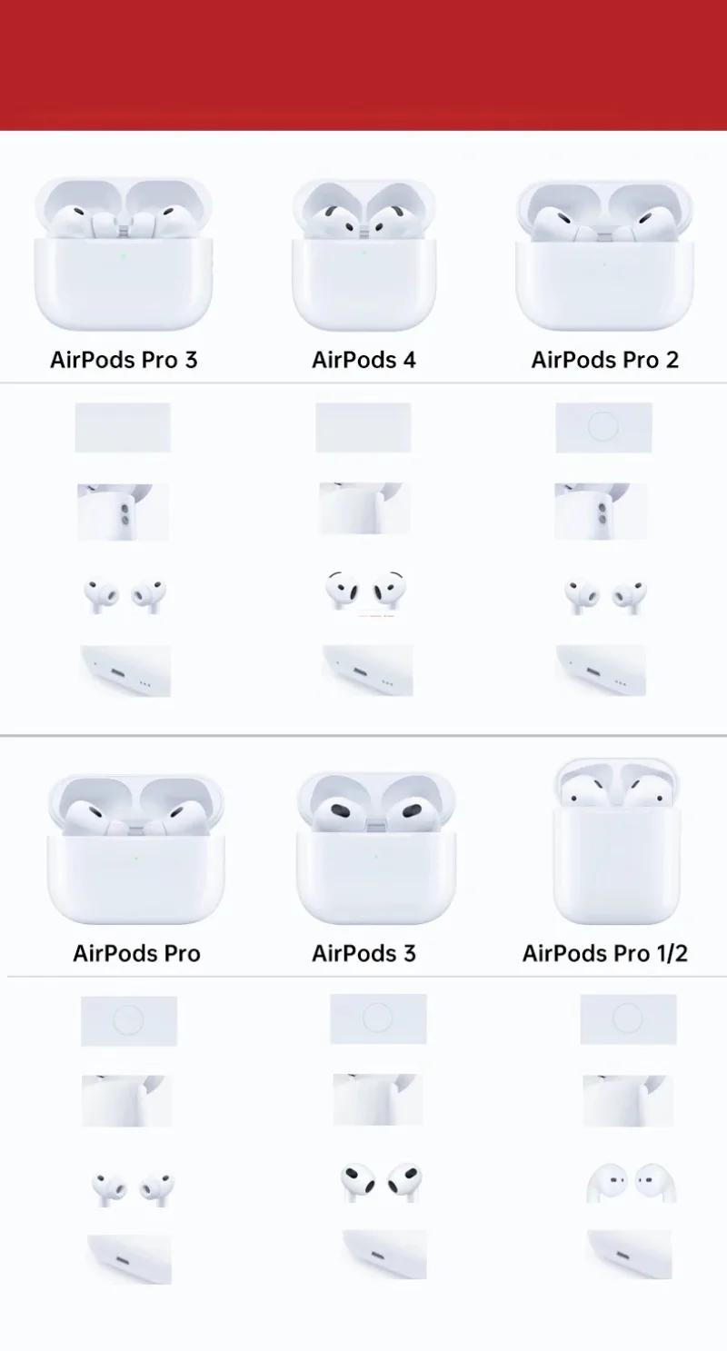 2026 Airpod Leather Soft Case for Airpods4 1 2 3rd Generation Protective Case for Airpodspro3 Pro2 Bluetooth Headset Case