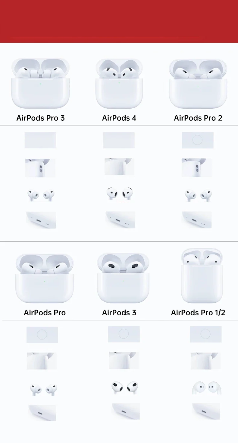 2026 Airpod Leather Soft Case for Airpods4 1 2 3rd Generation Protective Case for Airpodspro3 Pro2 Bluetooth Headset Case