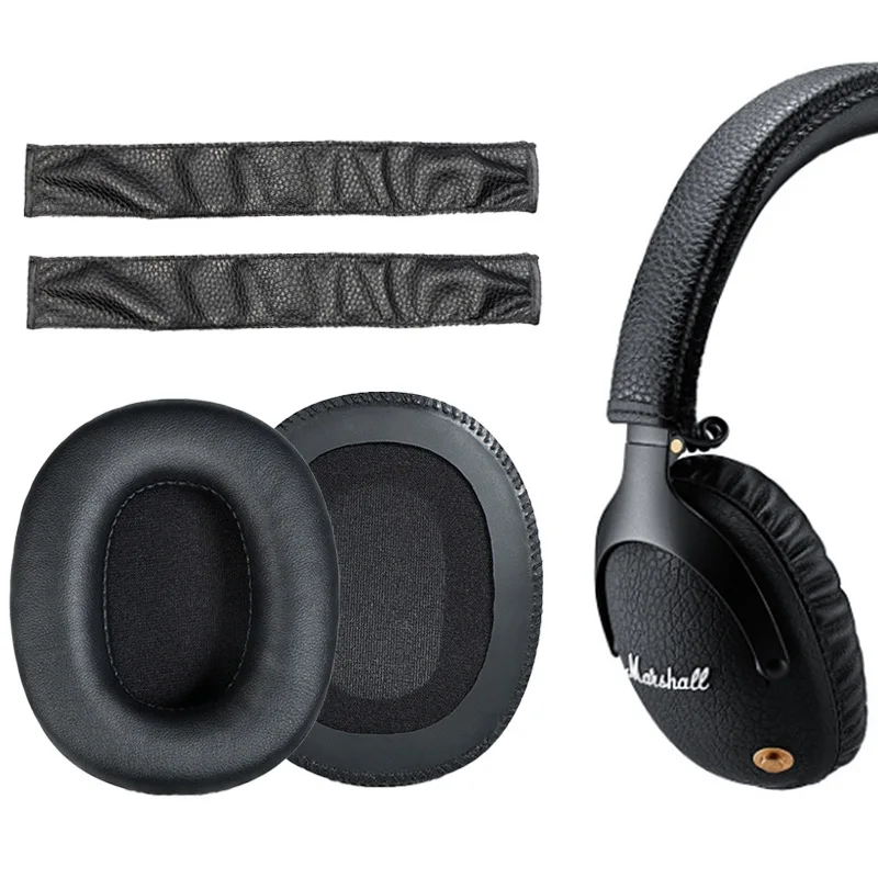 Earpads/headband holster for Marshall Monitor Bluetooth Headphones Replacement Ear pads Cushions Earpad Repair Parts No original