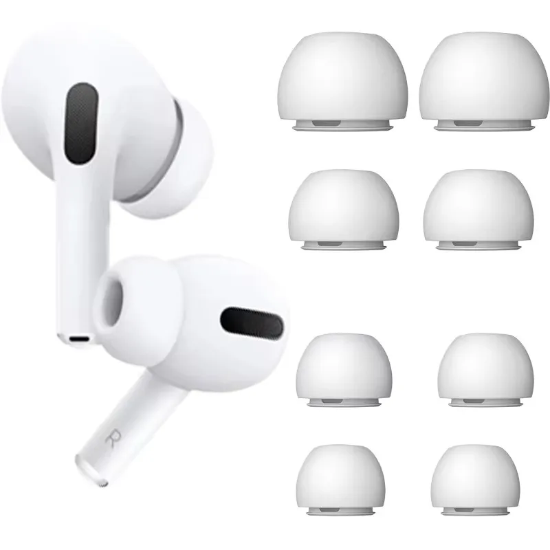 Rain Eartips For Airpods Pro 1/2 Ear Pads Silicone Case Pressure Relief Hole Ear Caps Cushion Eartips Buds Earphone Air Pods Pro