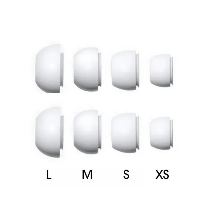 Rain Eartips For Airpods Pro 1/2 Ear Pads Silicone Case Pressure Relief Hole Ear Caps Cushion Eartips Buds Earphone Air Pods Pro