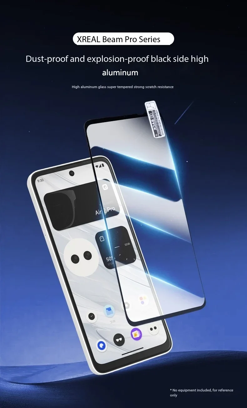 XREAL Beam Pro Protective Case Silicone Cover Tempered Film Mobile Phone Film, Space Computing Terminal Protective Film
