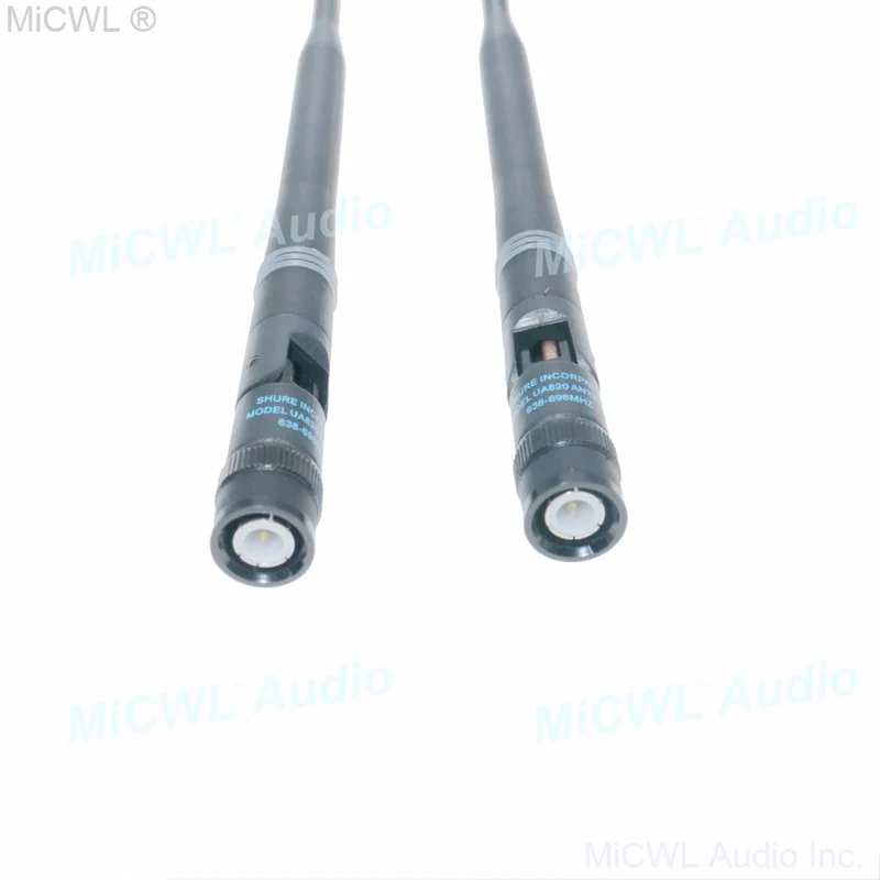 2pcs 10.1" Aerial Antenna For Shure UHF ULX SLX UR PGX UA820 Wireless Receiver 472-542MHz 542-635Mhz 638-698MHz 774-865MHz
