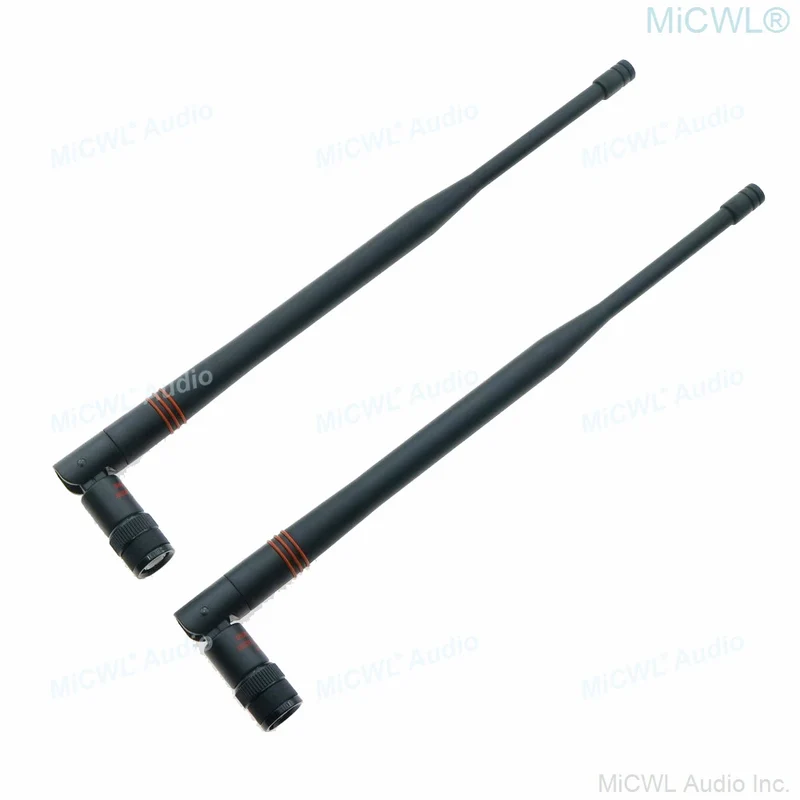 2pcs 10.1" Aerial Antenna For Shure UHF ULX SLX UR PGX UA820 Wireless Receiver 472-542MHz 542-635Mhz 638-698MHz 774-865MHz