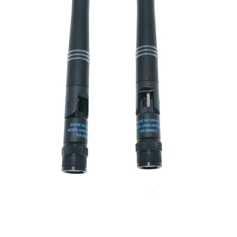 2pcs 10.1" Aerial Antenna For Shure UHF ULX SLX UR PGX UA820 Wireless Receiver 472-542MHz 542-635Mhz 638-698MHz 774-865MHz
