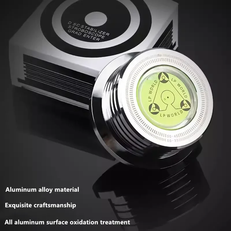 50Hz Alloy LP Vinyl Record Player Disc Turntable Stabilizer Level Aluminum Weight Clamp Music Player Consumer Electronics