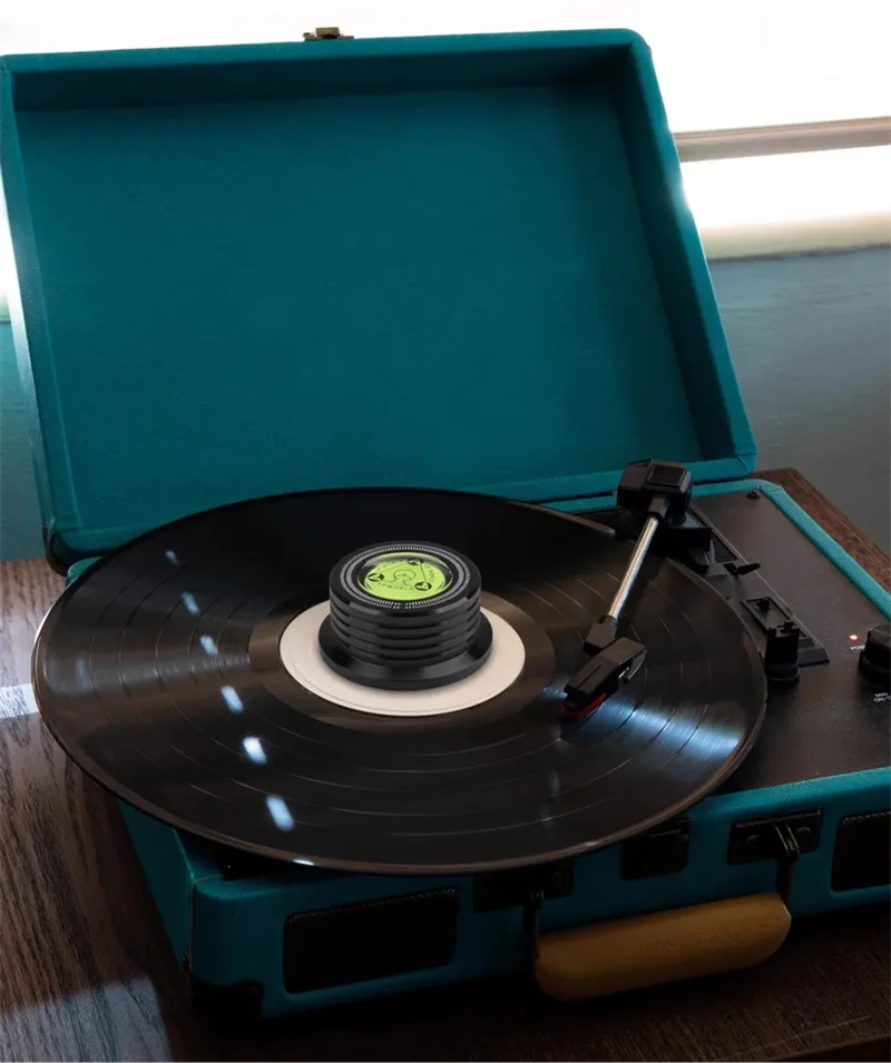 50Hz Alloy LP Vinyl Record Player Disc Turntable Stabilizer Level Aluminum Weight Clamp Music Player Consumer Electronics