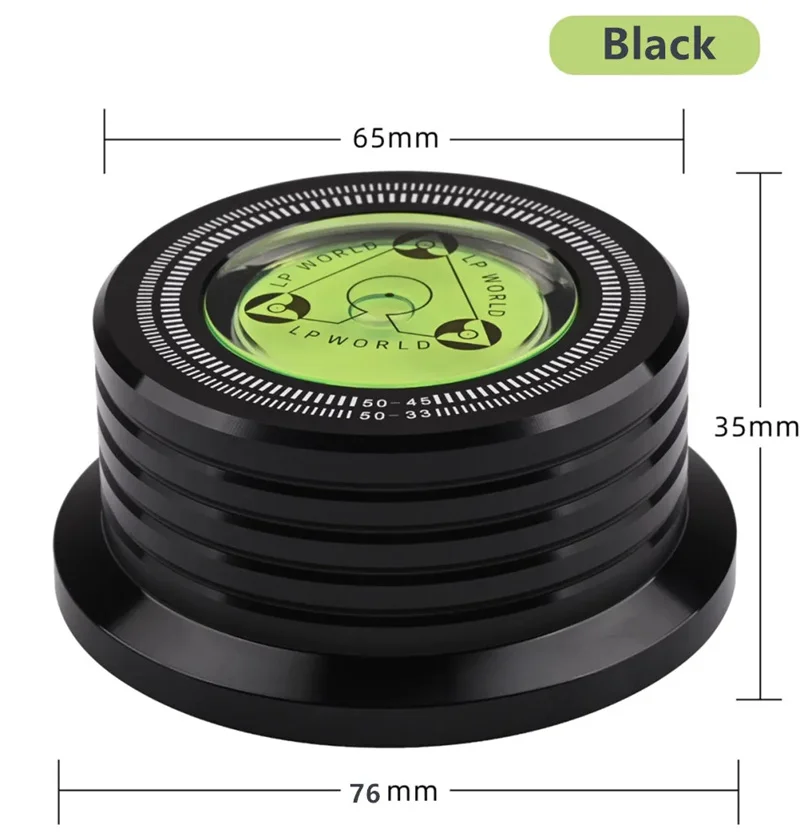 50Hz Alloy LP Vinyl Record Player Disc Turntable Stabilizer Level Aluminum Weight Clamp Music Player Consumer Electronics