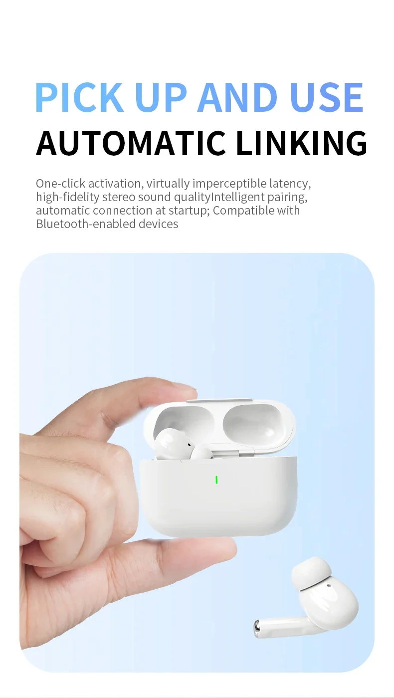 TWS BT 5.2 ENC Handsfree True Wireless In Ear Earbuds Stereo Mini Headphones Earphones Headsets Pro Pods