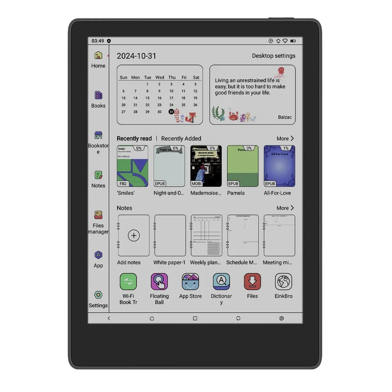 Meebook M8C 7.8" color ink Android 14 Ebook reader электронная книга with google play store and fast refresh 4G RAM 64GB ROM