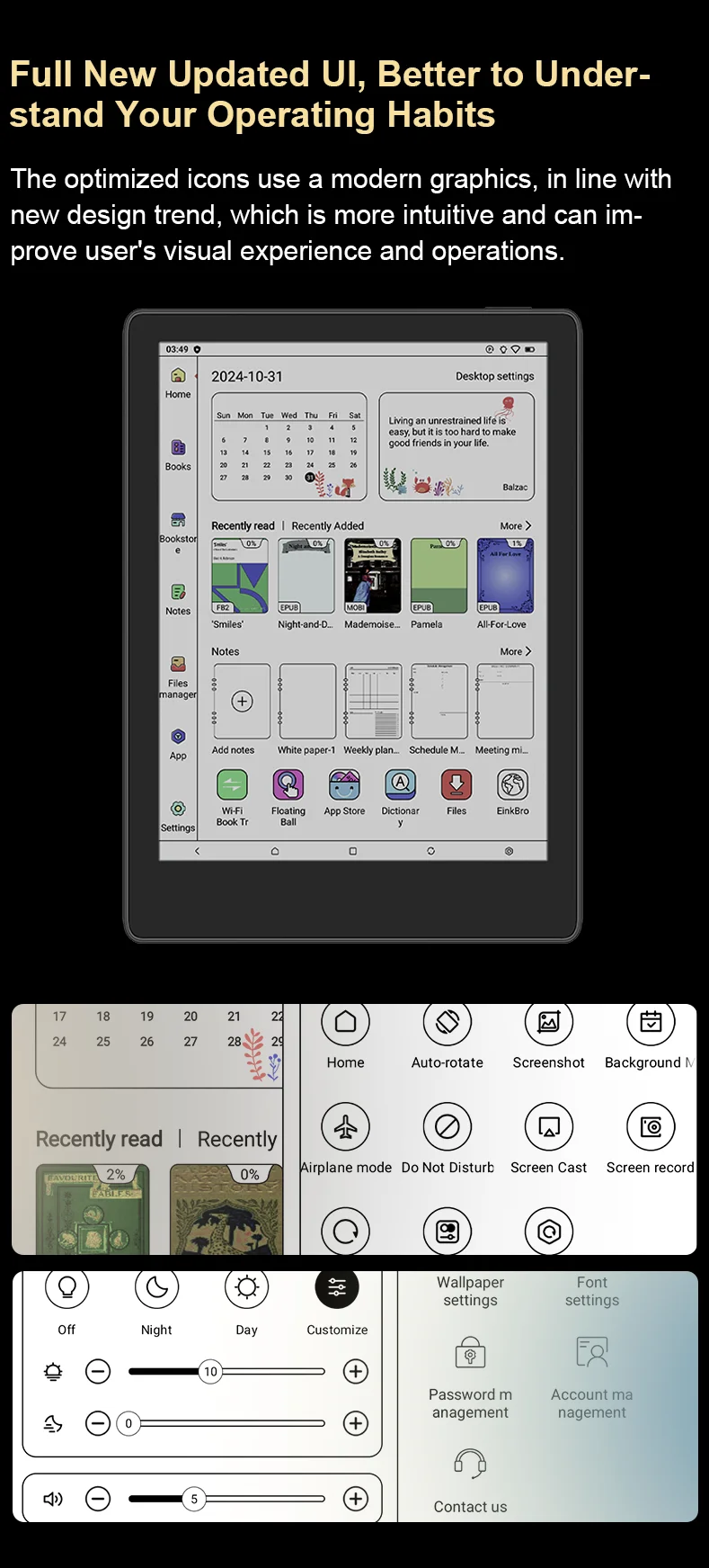 Meebook M8C 7.8" color ink Android 14 Ebook reader электронная книга with google play store and fast refresh 4G RAM 64GB ROM