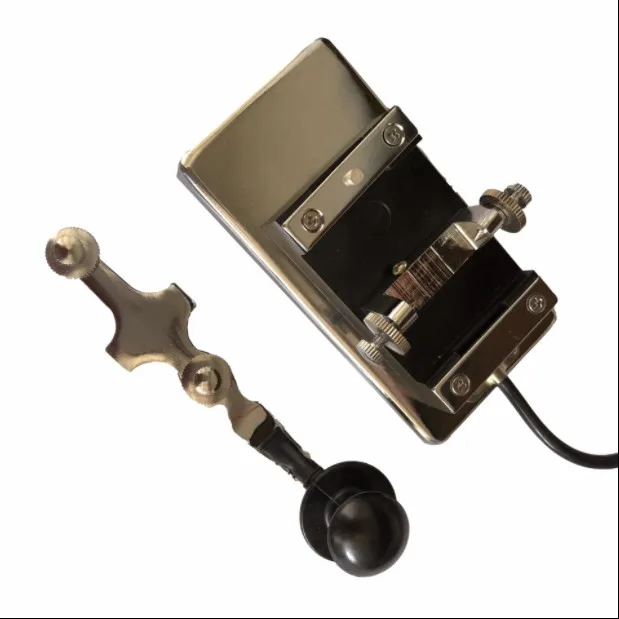 K4 Manual Telegraph Key Morse Key CW Key for Shortwave Radio Morse Code Practices CW Communications