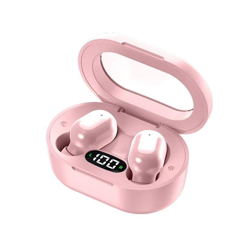 Earplugs Headphones Digital Display Ear Clip Type Headphones Gaming Headphones