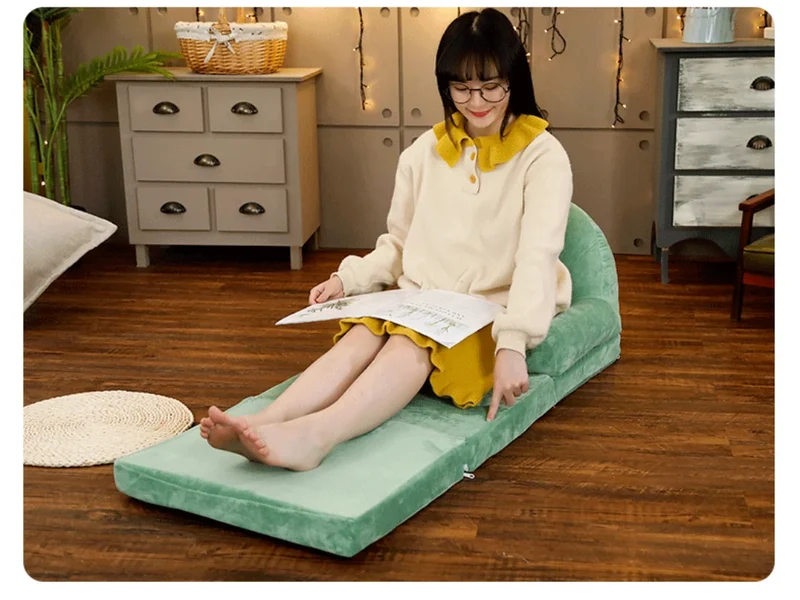 Home Cute Princess Style Folding Sofa Bed Multifunctional Lazy Leisure Single Seat Sofa For Home Decor Living Room Furniture