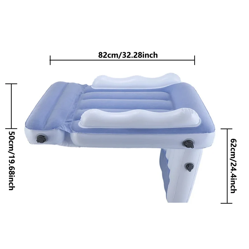 Inflatable Toddler Airplane Bed - Inflatable Kids Air Plane Bed Airplane Seat Extender for Toddlers Flight Sleep