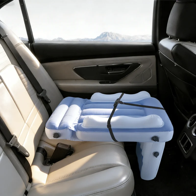 Inflatable Toddler Airplane Bed - Inflatable Kids Air Plane Bed Airplane Seat Extender for Toddlers Flight Sleep