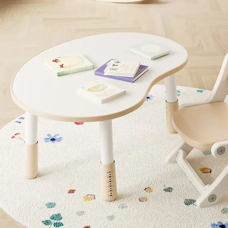 Pea Table Children'sPeanutTableBabyEarly Education Learning Table Kindergarten Kids Reading Desk Baby Cute HousewearFurnishings