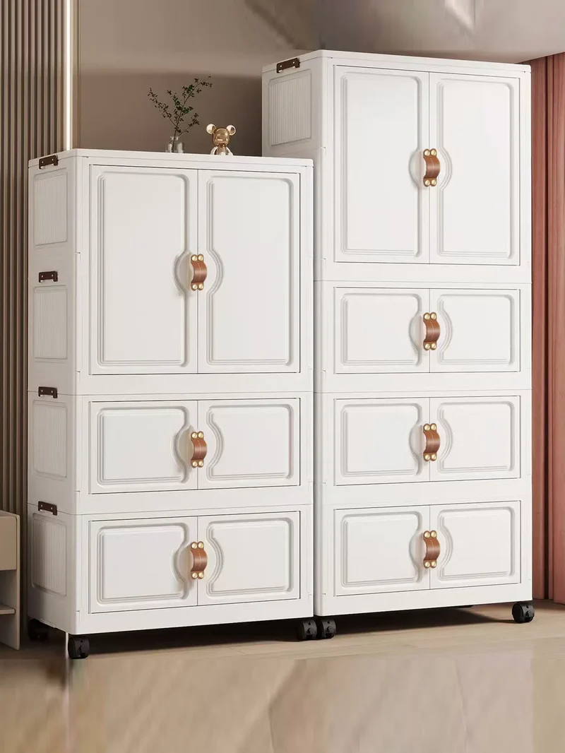 Locker Locker Locker Household Locker Clothes Installation Free Plastic Multi Layer Foldable Large Capacity Practical Cabinet