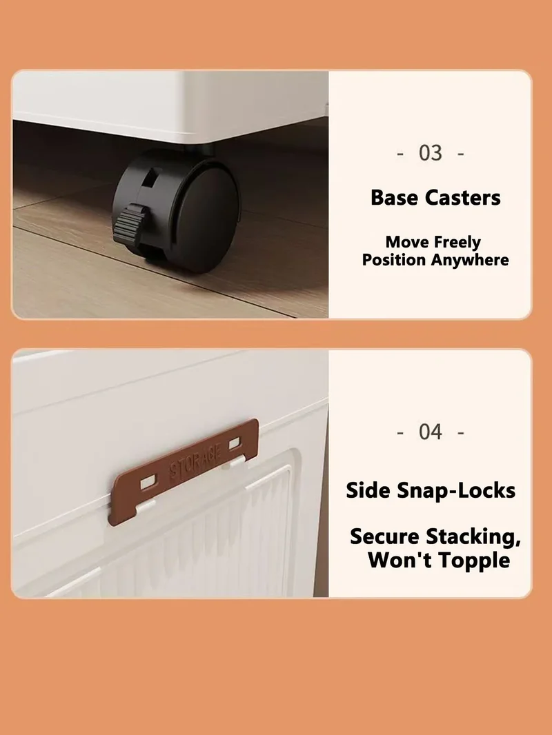 Locker Locker Locker Household Locker Clothes Installation Free Plastic Multi Layer Foldable Large Capacity Practical Cabinet