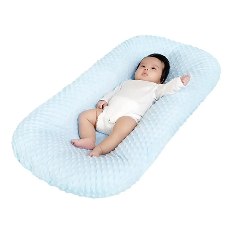 Portable Ultra Soft Baby Nest Cover Newborn Sleeping Bed Protector Slipcover Infant Cradle Bassinet Sheet for Lounger