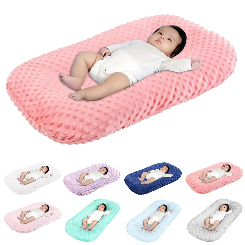 Portable Ultra Soft Baby Nest Cover Newborn Sleeping Bed Protector Slipcover Infant Cradle Bassinet Sheet for Lounger