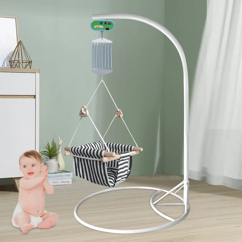 Electric Baby Swing Controller, Hanging Electric Cradle Control w/Adjustable Timer Swing Spring for Baby