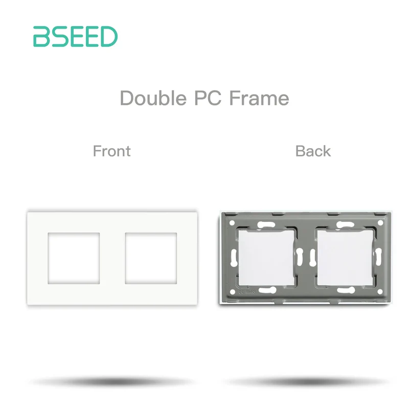 BSEED Wall Internet Cat5 Socket Plastic Frame Parts USB Charge Port TV Satellite Interface Function DIY Combination