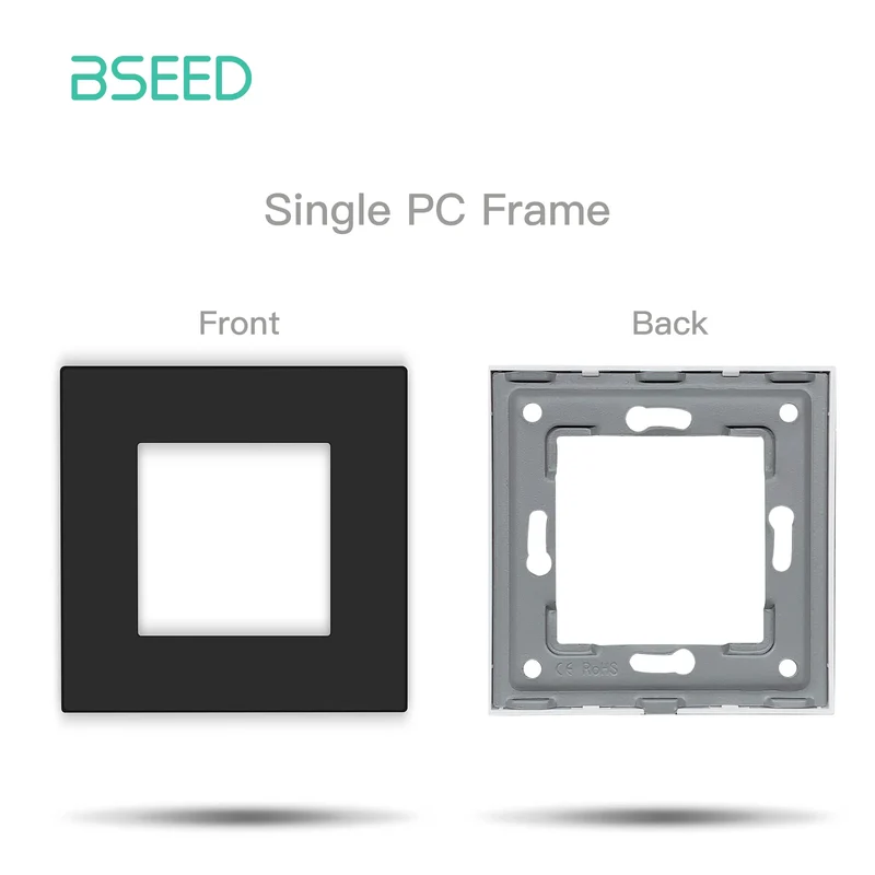 BSEED Wall Internet Cat5 Socket Plastic Frame Parts USB Charge Port TV Satellite Interface Function DIY Combination