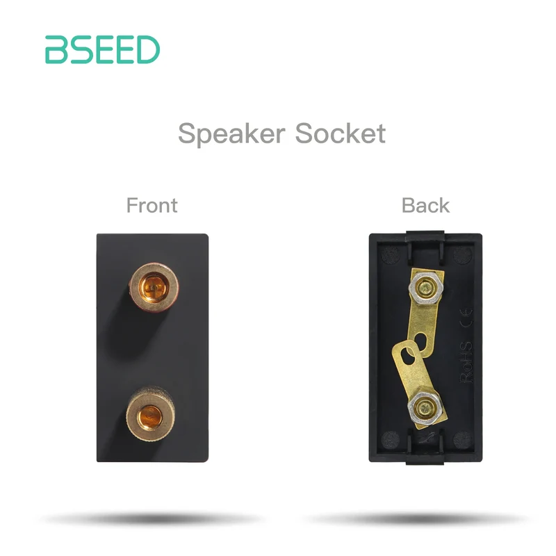 BSEED Wall Internet Cat5 Socket Plastic Frame Parts USB Charge Port TV Satellite Interface Function DIY Combination
