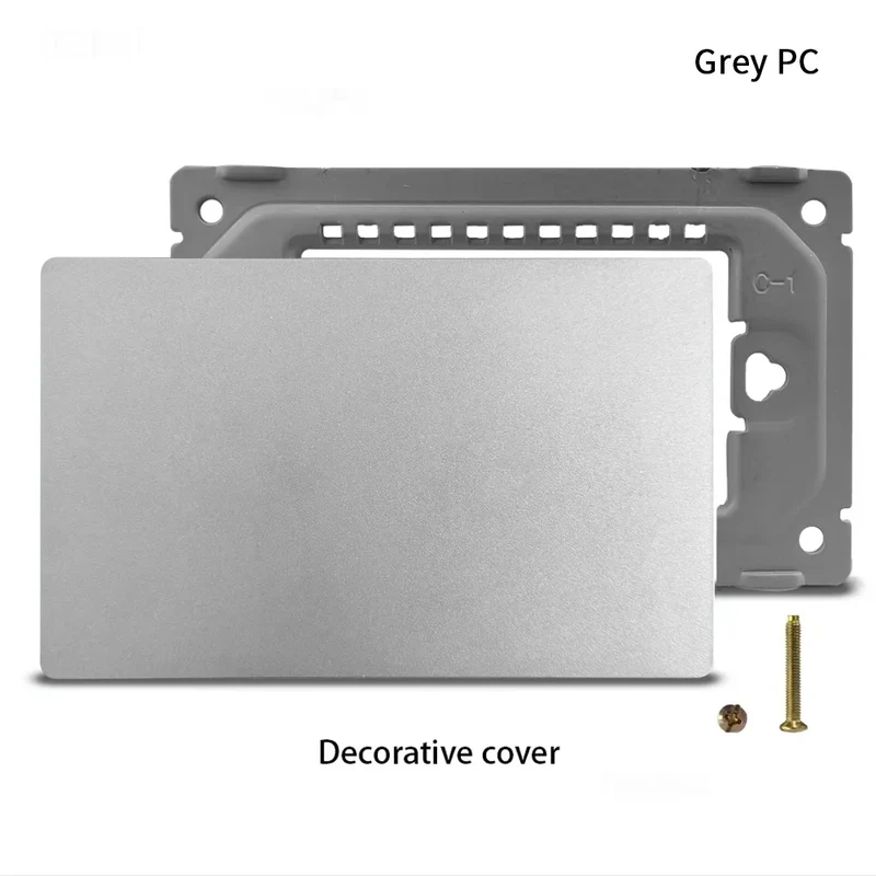DELEFU Grey PC Panel Brazil Standard Wall Power Socket Double USB Type C Outlet Light Switch Home Office Electrical Plug 10A 20A