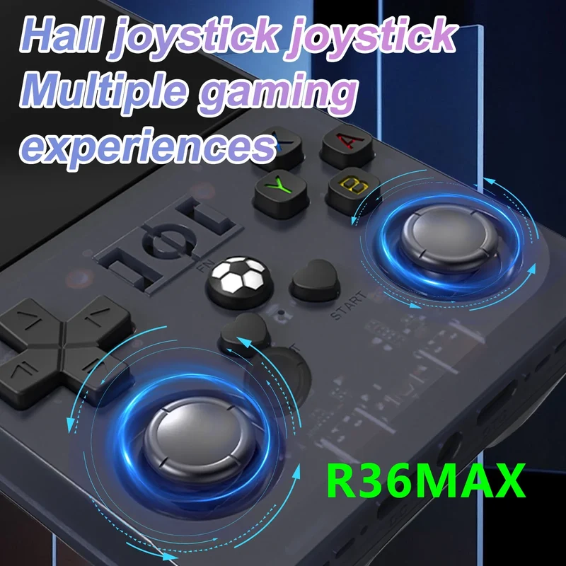 AISLPC R36Max Handheld Game Console Open Source 4.0 Inch Screen RK3326 Chip 18000+Game Portable Pocket Video Player Ship From US