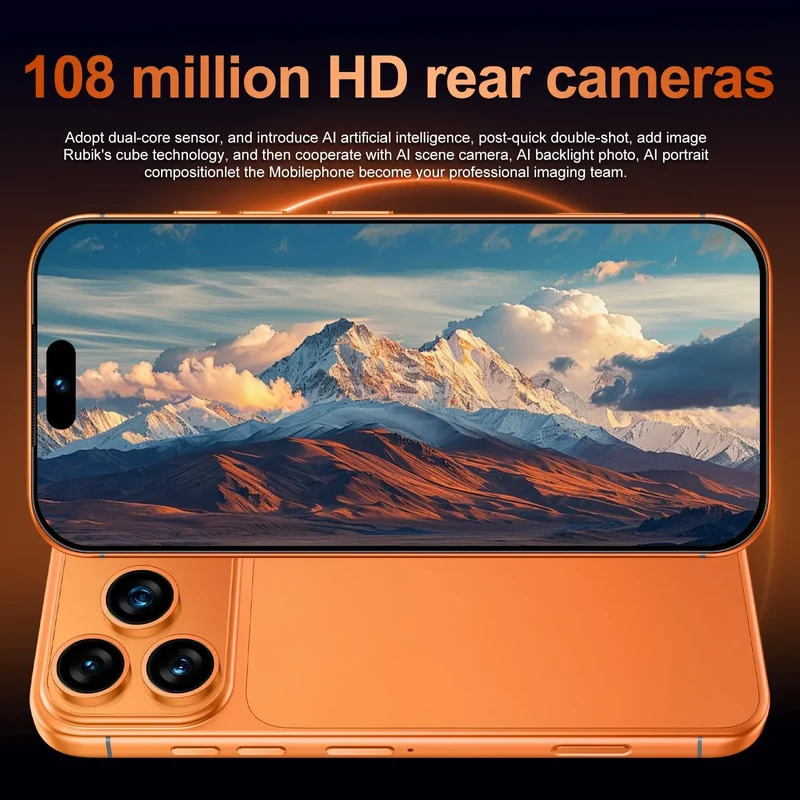 2026 Hot High Quality i17 Pro Max Original Intelligent 4G 5G Dual Card Dual Standby System Global Version 8000mAh Battery