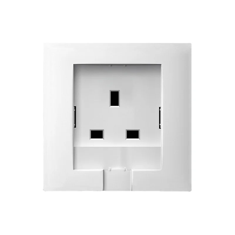 UK Plug 13A Recessed Bathroom Socket Panel with Hidden Waterproof Plug and Built-in Type 86 Kitchen Invisible 220V Socket