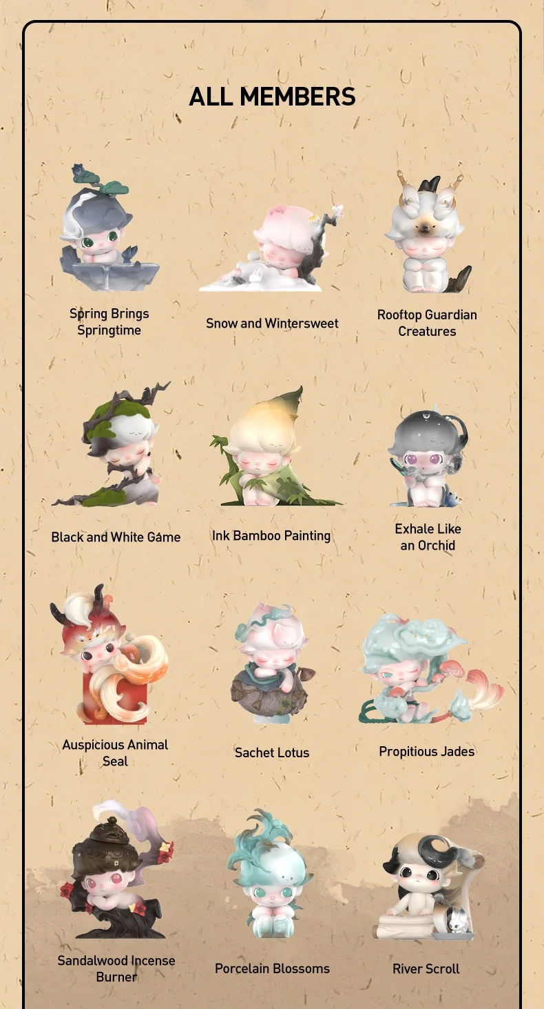 POP MART DIMOO Stories in the Cup Series Mystery Box Genuine Blind Box Guess Toys Bag Ornament Figurines Home Decor Desktop Doll