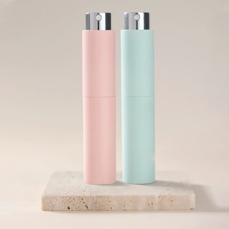 2Pcs 10ML Mini Cologne Spray Perfume Bottle Plastic Atomizer Pocket Size Refill Sample Empty Portable Fragrance Dispenser