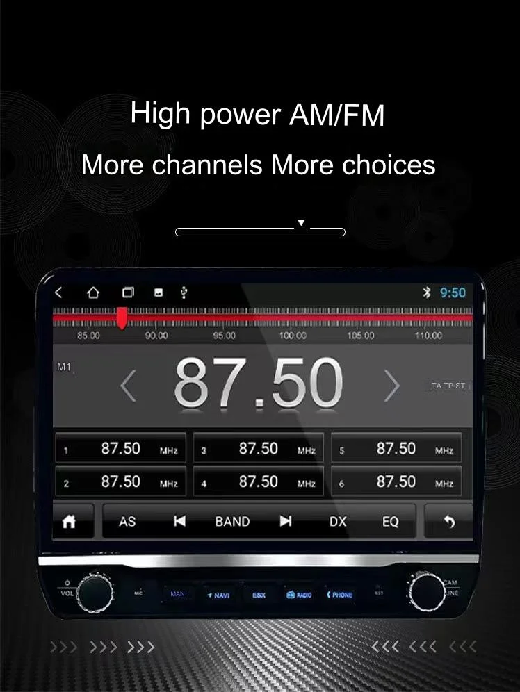 MeiHua 4G Car Multimedia Player 10-Inch Large Screen with 8 Core Android 12.0 GPS Navigation and DSP Universal Version 10