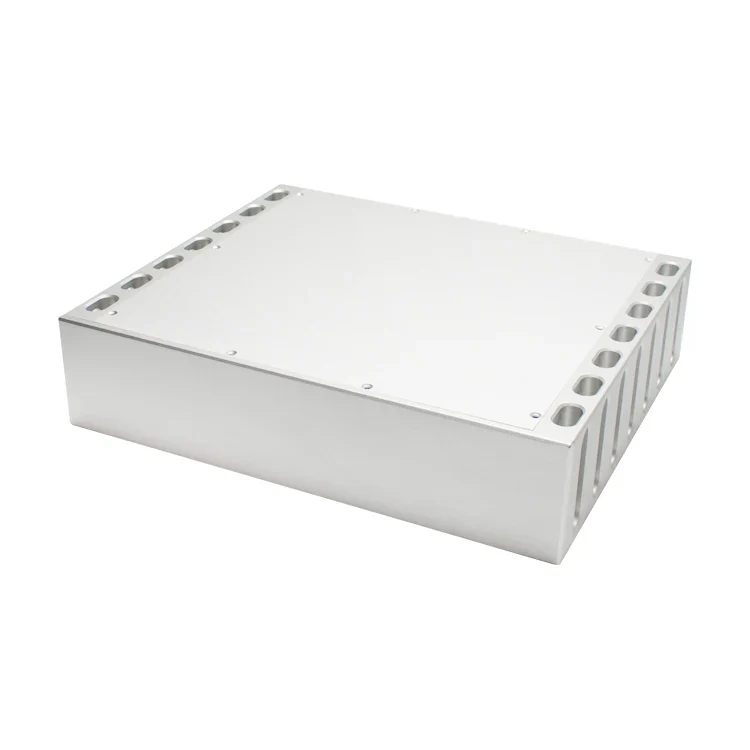 KYYSLB 430*358*100MM Amplifier Chassis Class a DIY Box CNC Enclosure All Aluminum Alloy Sound Audio Speaker Amplifier Case Shell