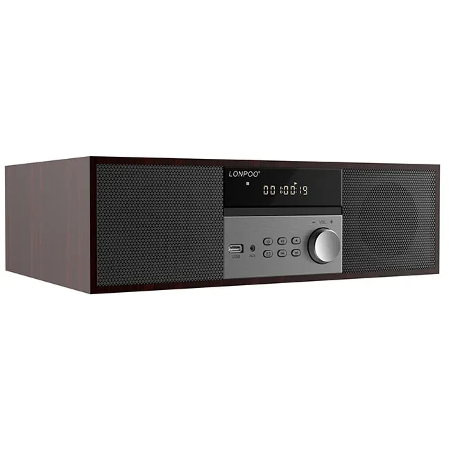 Compact 40W RMS Micro Hifi Component Portable CD/DVD/VCD Player with FM Radio USB AUX in CD/DVD/VCD Players