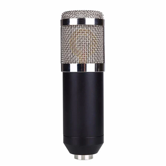 Professional Condenser Audio 3.5mm Wired BM800 Studio Microphone Vocal Recording KTV Karaoke Microphone Mic W/Stand for Computer