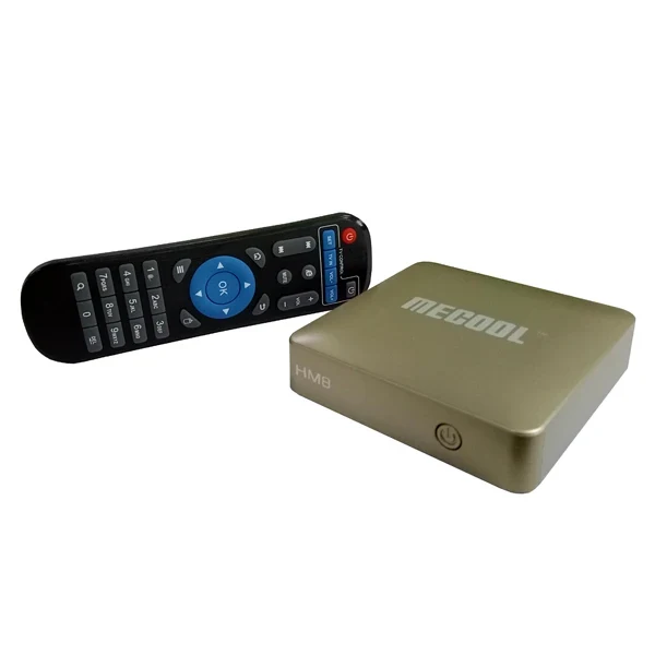 Factory of MECOOL HM8 4K Digital Set Top Box Android Converter with Remote Controller Hm8 Smart Tv Box