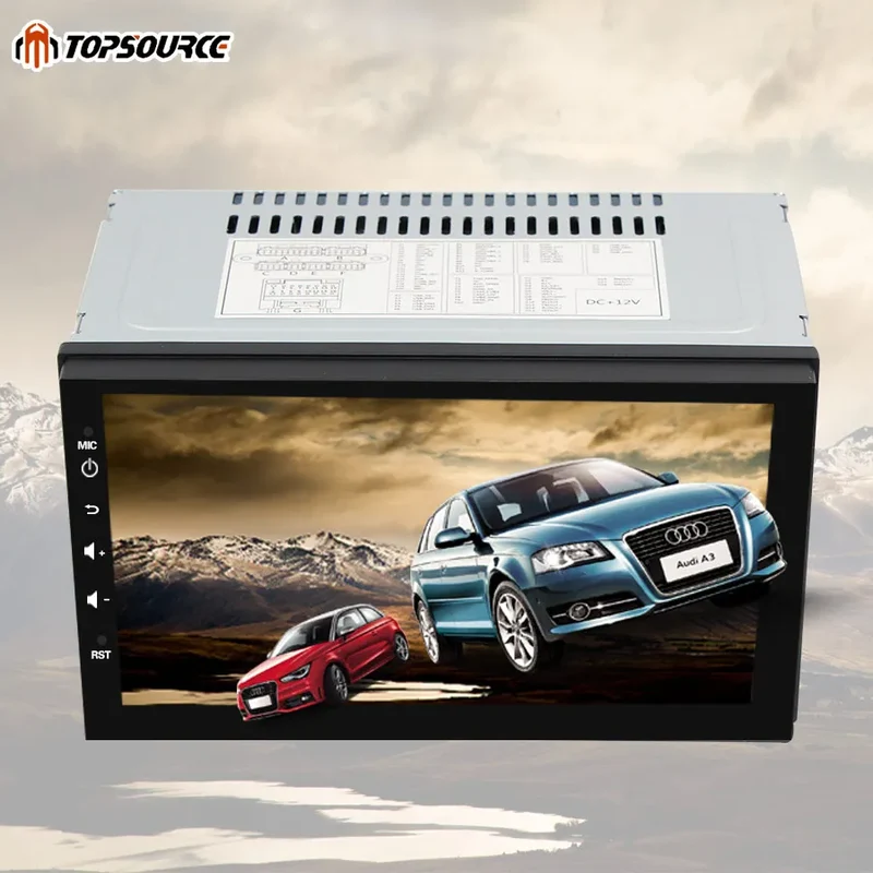 Universal 7 Inch 2din Car Radio 2 Din Android 8.1 1G/16G Gps Navigation Wifi BT ADAS Capacitive Screen Quad Core