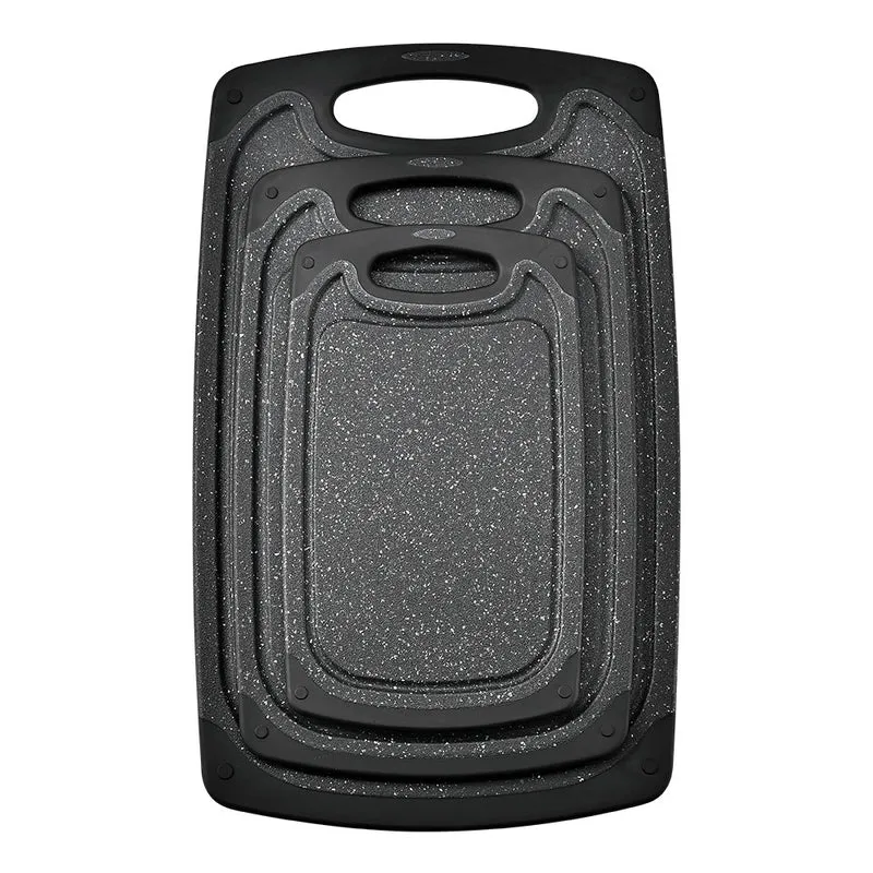 Cross-border wheat straw cutting board kitchen multifunctional double-sided cutting board cutting board chopping board 3 suit food supplement board