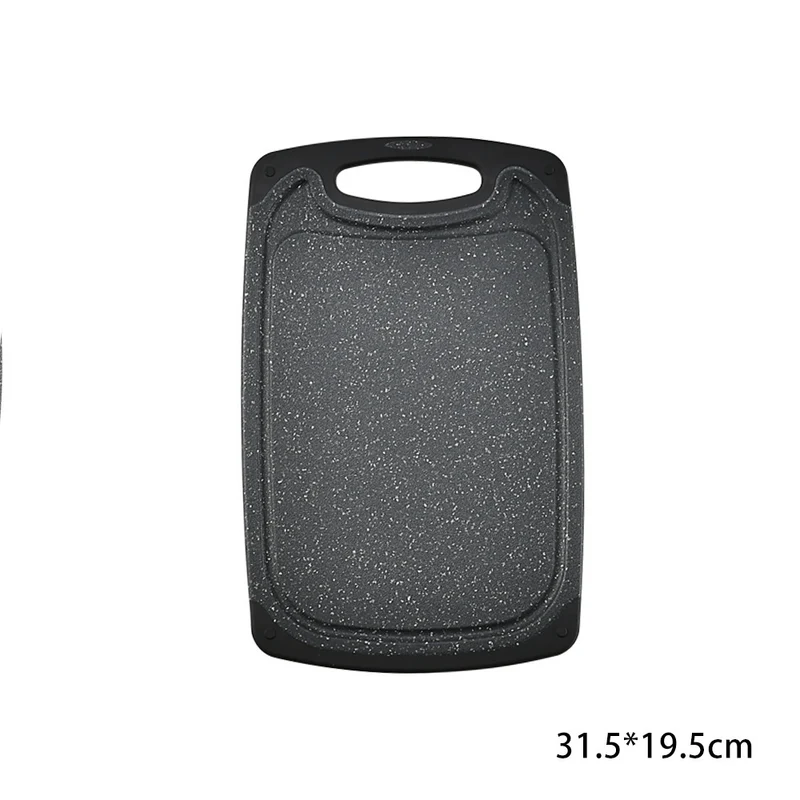 Cross-border wheat straw cutting board kitchen multifunctional double-sided cutting board cutting board chopping board 3 suit food supplement board
