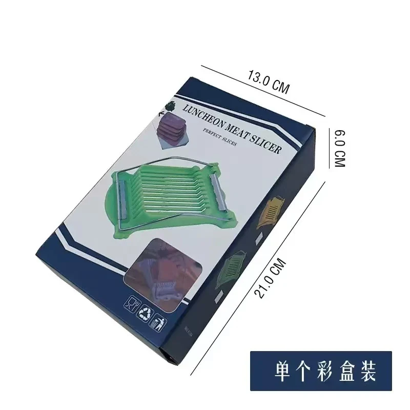 10-Line Lunch Meat Slicer Household Fruit Vegetable Cutter Kitchen Egg Ham Potato Stainless Steel Wire Slicer