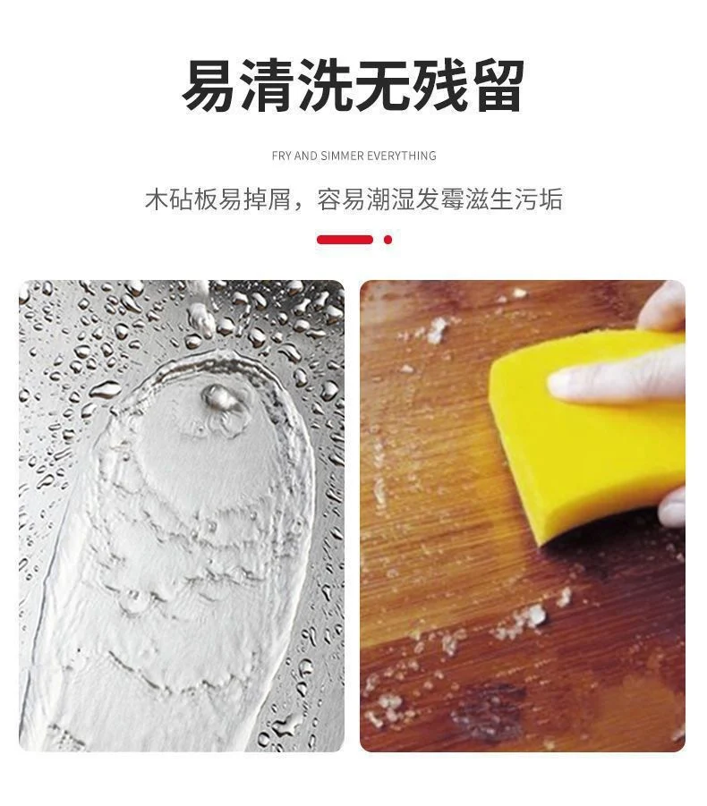 Antibacterial Stainless Steel Cutting Board Thickeneded Moisture-Proof Cutting Board Extra Large Mildew-Proof Chopping Board Home Kitchen Large Chopping Board Panel