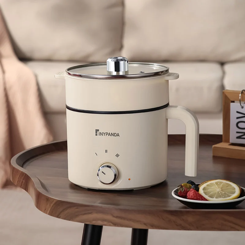 Electric Cooking Pot Dormitory Student Household Small Electric Pot All-In-One Pot Multi-Functional Mini 1-2 People Household Electric Hot Pot