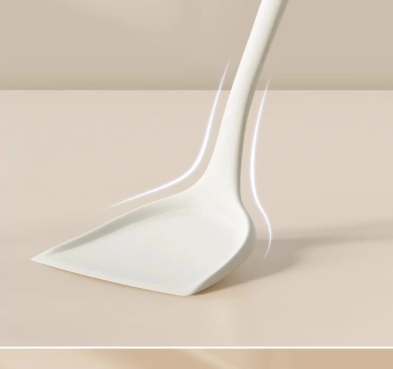 Wholesale gray two-color silicone spatula spoon household high temperature resistant non-stick pan cooking spatula soup spoon fishing fence kitchen suit