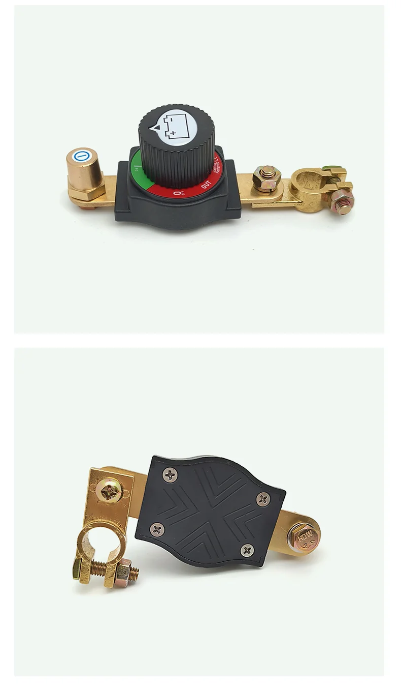 New Detachable Knob Power-Off Switch with Adjustable Angle 12V24V Car and Truck Anti-Leakage Power Supply Main Switch