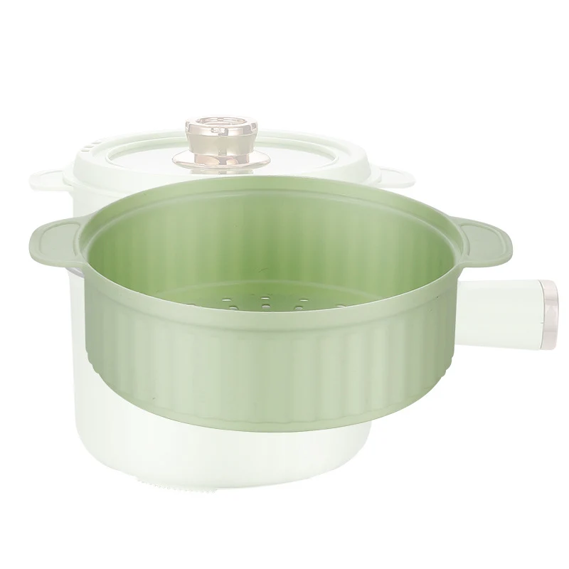 304 Liner Multi-functional Electric Cooking Pot Household Small Pot Dormitory Cooking Noodle Pot Hot Pot Small Electric Pot Intelligent Integrated Pot